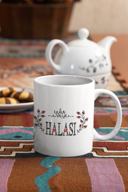 Yılın En İyi Halası Kupa Bardak - Kişiye Özel Baskılı