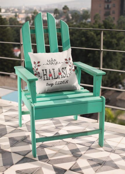 Yılın En İyi Halası Kişiye Özel Yastık
