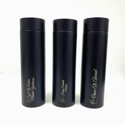 Kişiye Özel LED Dijital Sıcaklık Göstergeli Çelik Termos