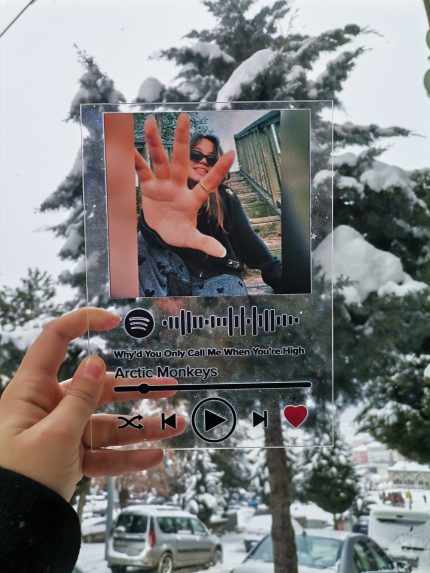 Kişiye Özel Spotify/Youtube Plak Çerçeve