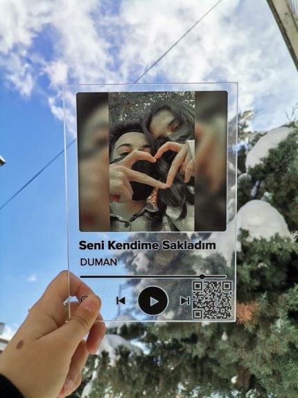 Kişiye Özel Spotify/Youtube Plak Çerçeve