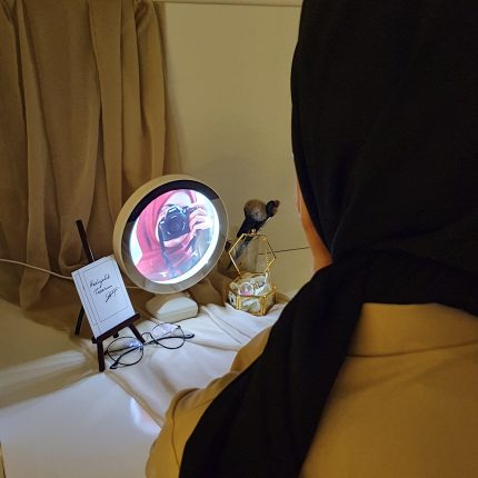 Kişiye Özel Fotoğraflı Sihirli Ayna (Led Işıklı)