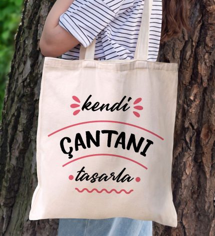 Kişiye Özel Baskılı Bez Çanta - 1