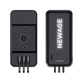 Kişiye Özel Baskılı Powerbank - 10.000 mah - Wireless (Kablosuz Şarj)- Standlı
